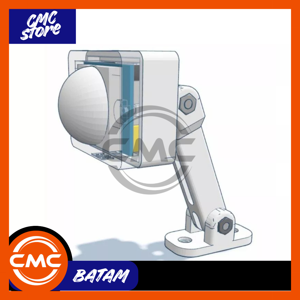 Case Sensor PIR HC-SR501 Box Sensor Gerak Housing PIR Sensor Bracket Sensor PIR HCSR501 Casing Only