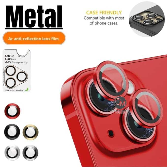 Ring pelindung kamera metal lens protector camera Anti Reflective dan Anti Fog for iPhone 14 14 PLUS