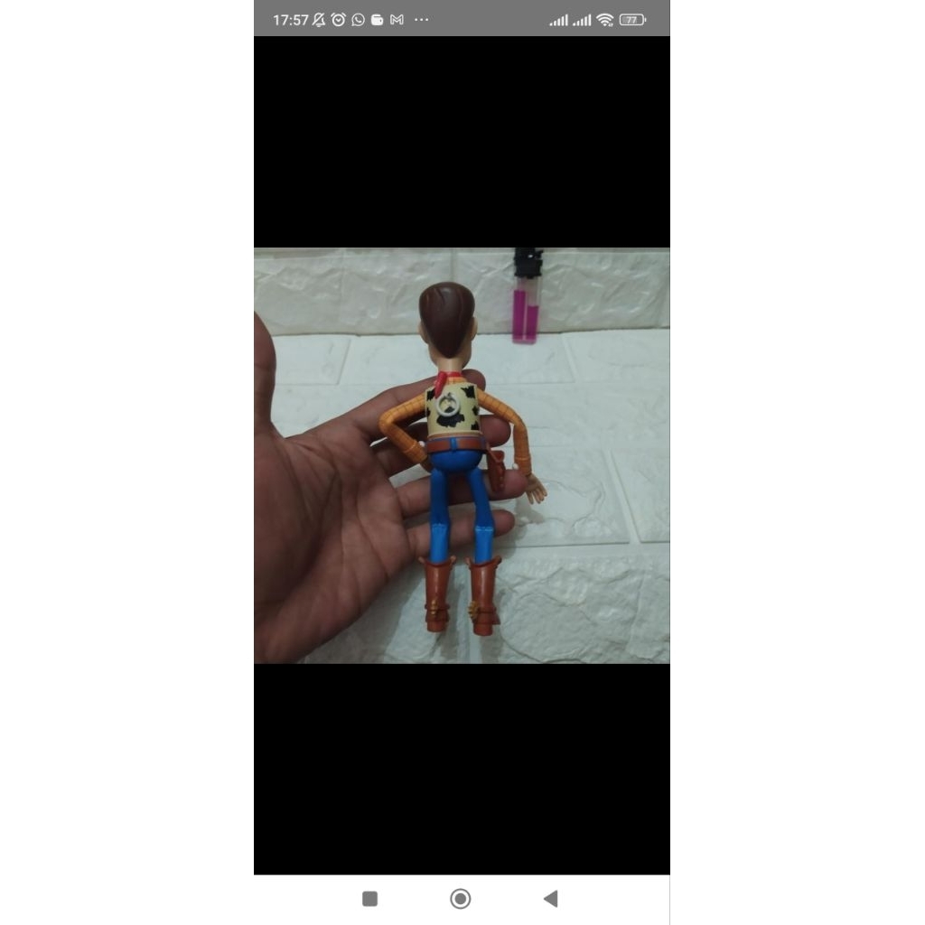 MAINAN ACTION FIGURE WOODY TOY STORY ORIGINAL