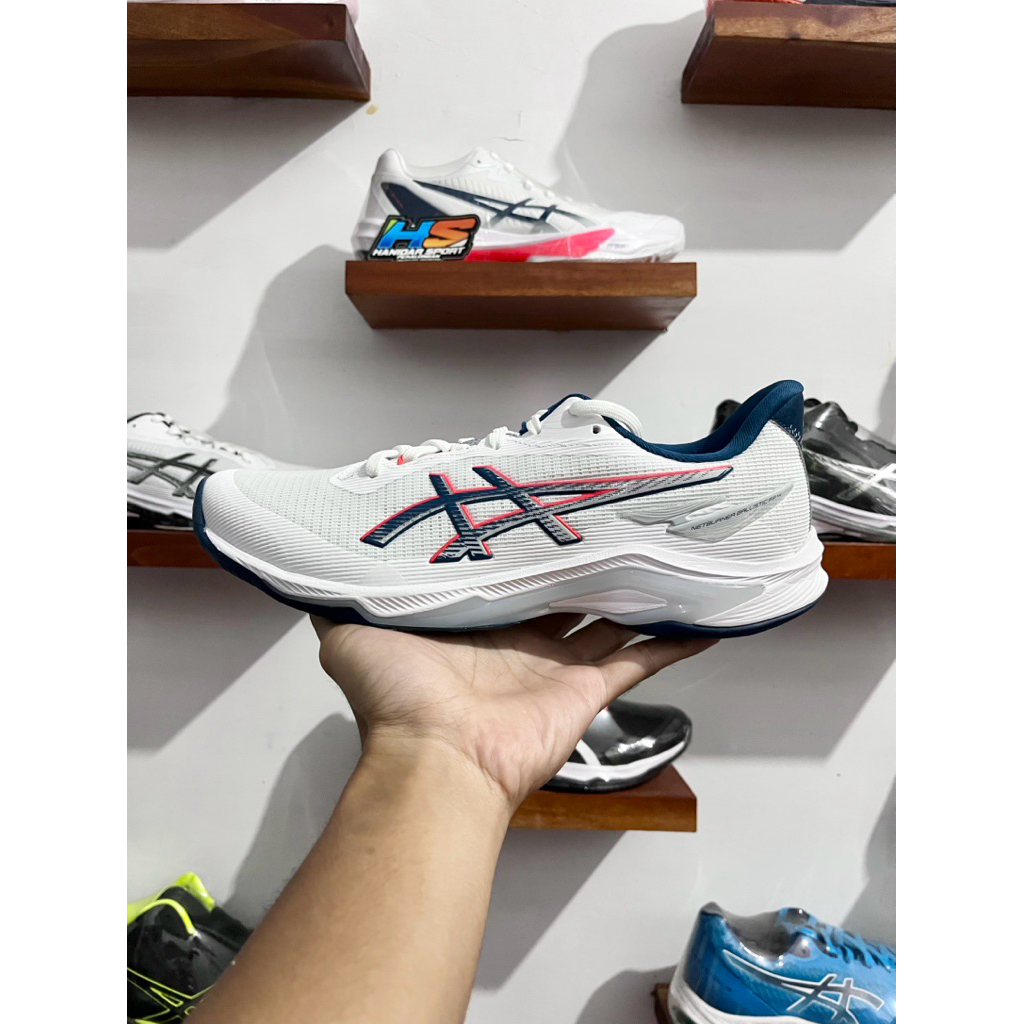 Asics Netburner Ballistic FF 4 Original - White/Mako Blue