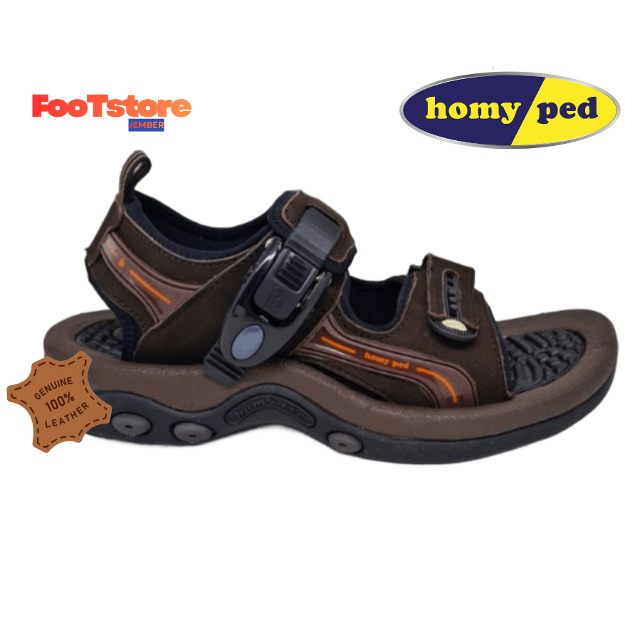 Sandal Gunung Kulit Homyped pria - 100% Original - MME - Kulit ASLI- sandal gunung trendy/awet