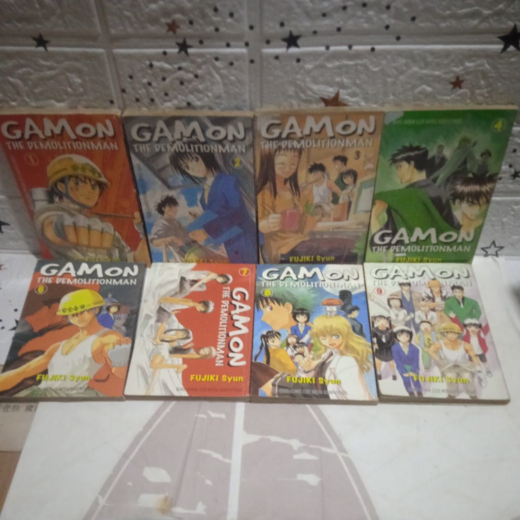 KOMIK GAMON THE DEMOLITIONMAN 1-9 TAMAT (KURANG NO 5)