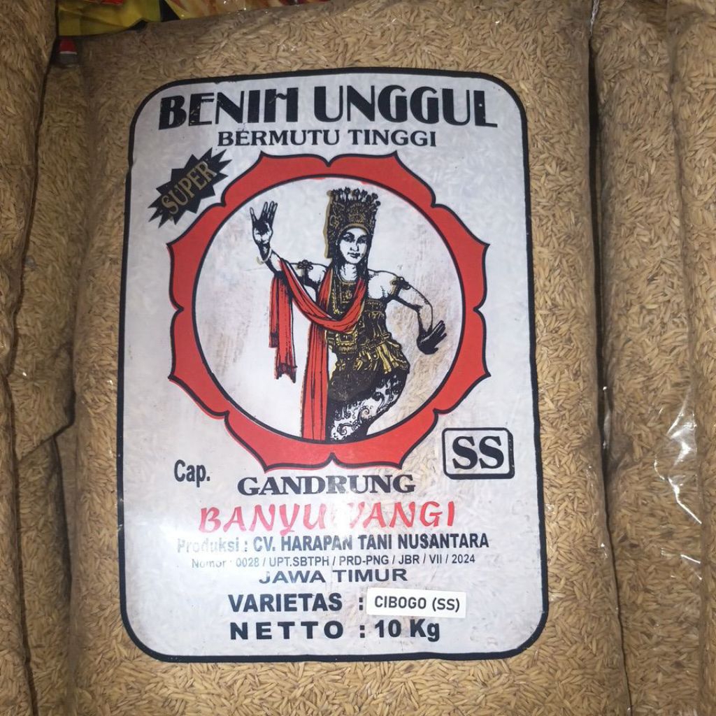 Benih padi Cibogo kemasan 10 Kg