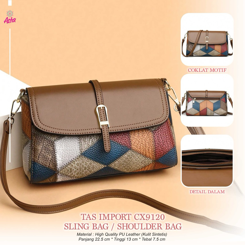 ASTA BAG CX9120 Tas Import Slingbag Shoulder bag