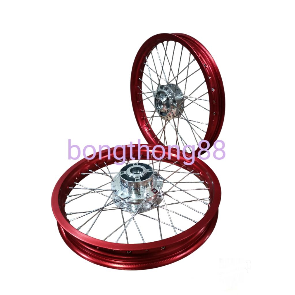 Velg rossi Supra x125 dd Karbu Supra x125dd jari jari TDR crome tromol crome ring 17 140 160 185 rin