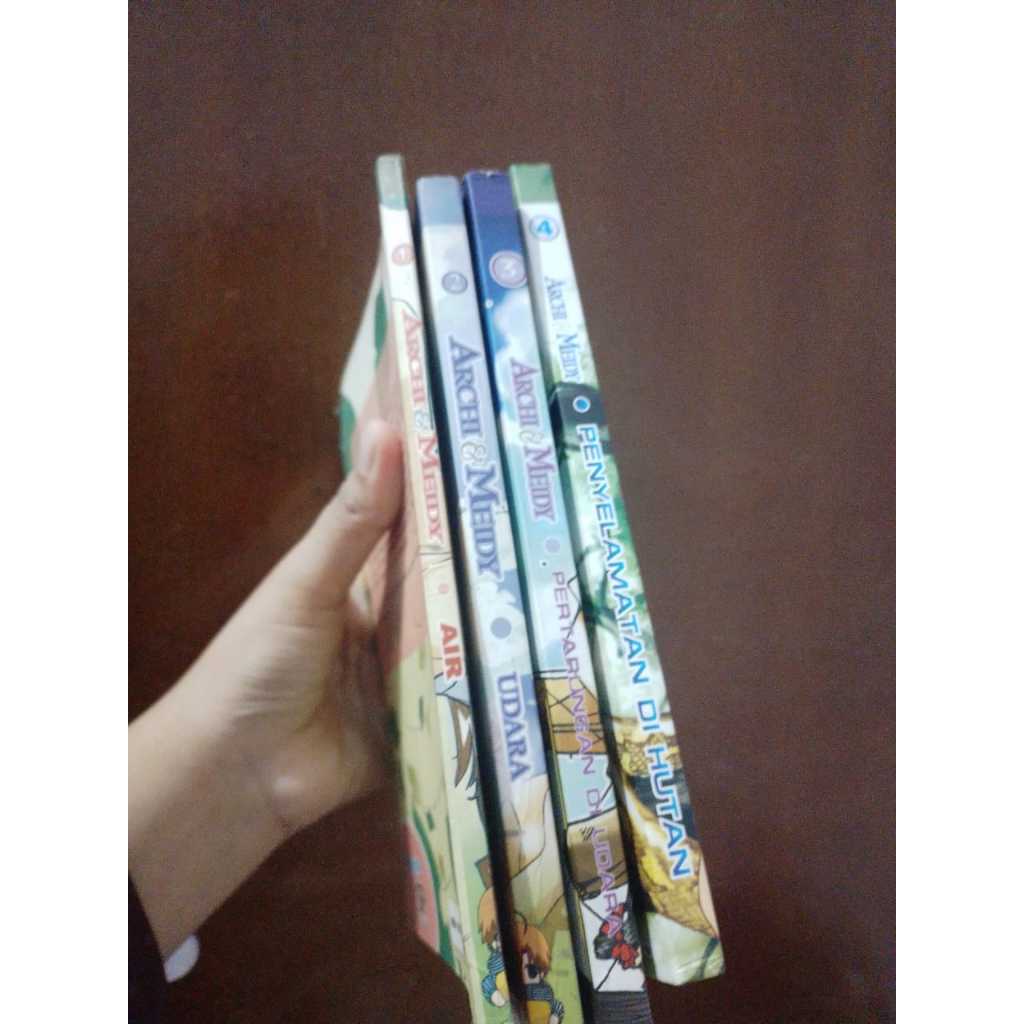 buku komik misteri dan pengetahun archi & meidy 1-4 tamat