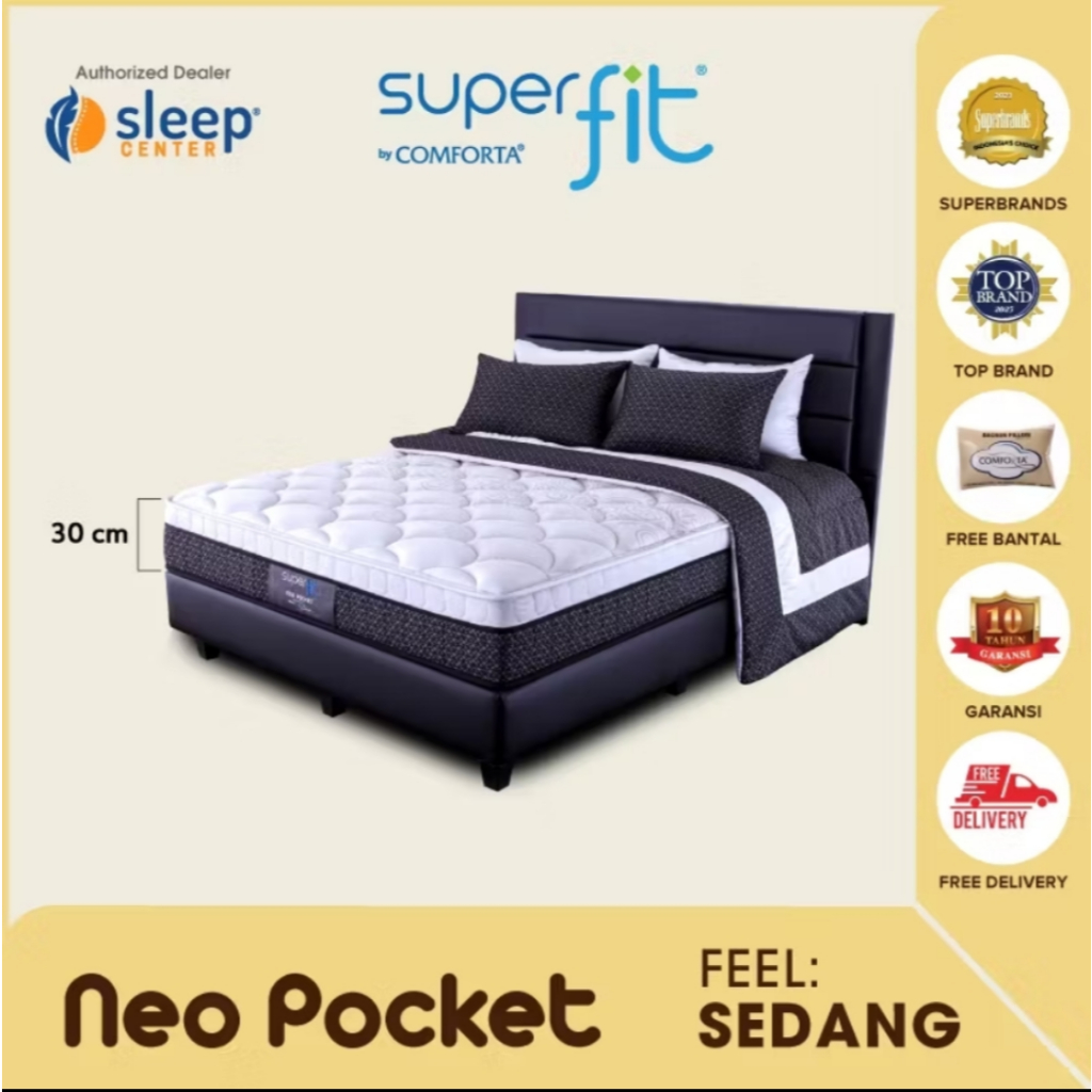 Comforta Superfit Kasur Spring Bed Neo Pocket