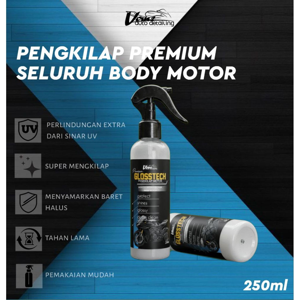 Pengkilap body motor ​Spray Wax Motor​Pengkilap Body Kasar (Doff)
​Cairan Pengkilap Motor