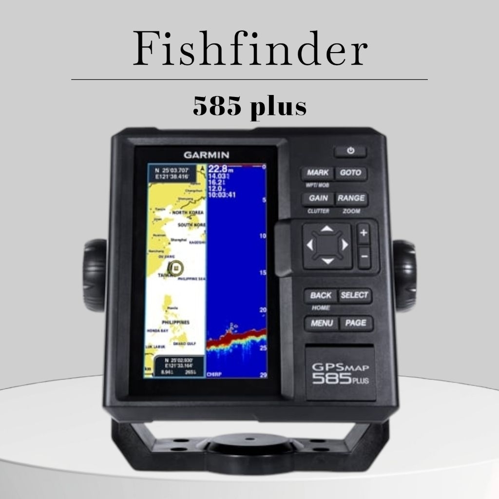 Garmin GPSMAP 585 Plus + Tranducer GT15 + Garansi Resmi BARU