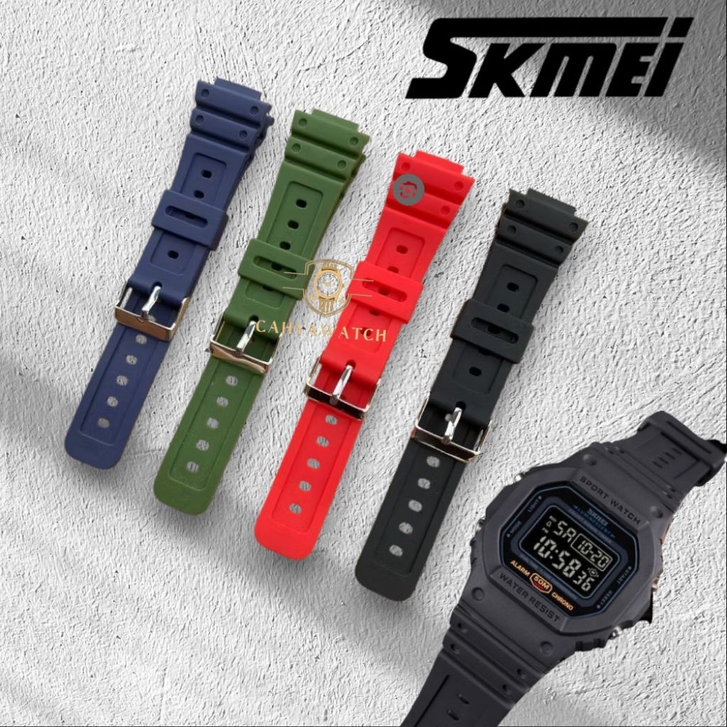 Tali Jam Tangan Skmei 1628 Rubber Strap Jam Skmei 1628
