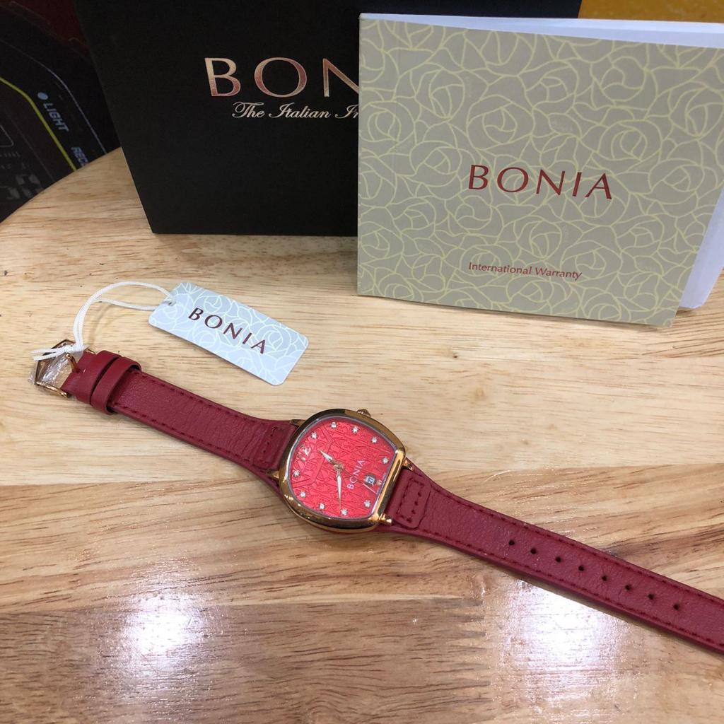 Jam Tangan Wanita BONIA tali kulit BNB 10653-2567 Original