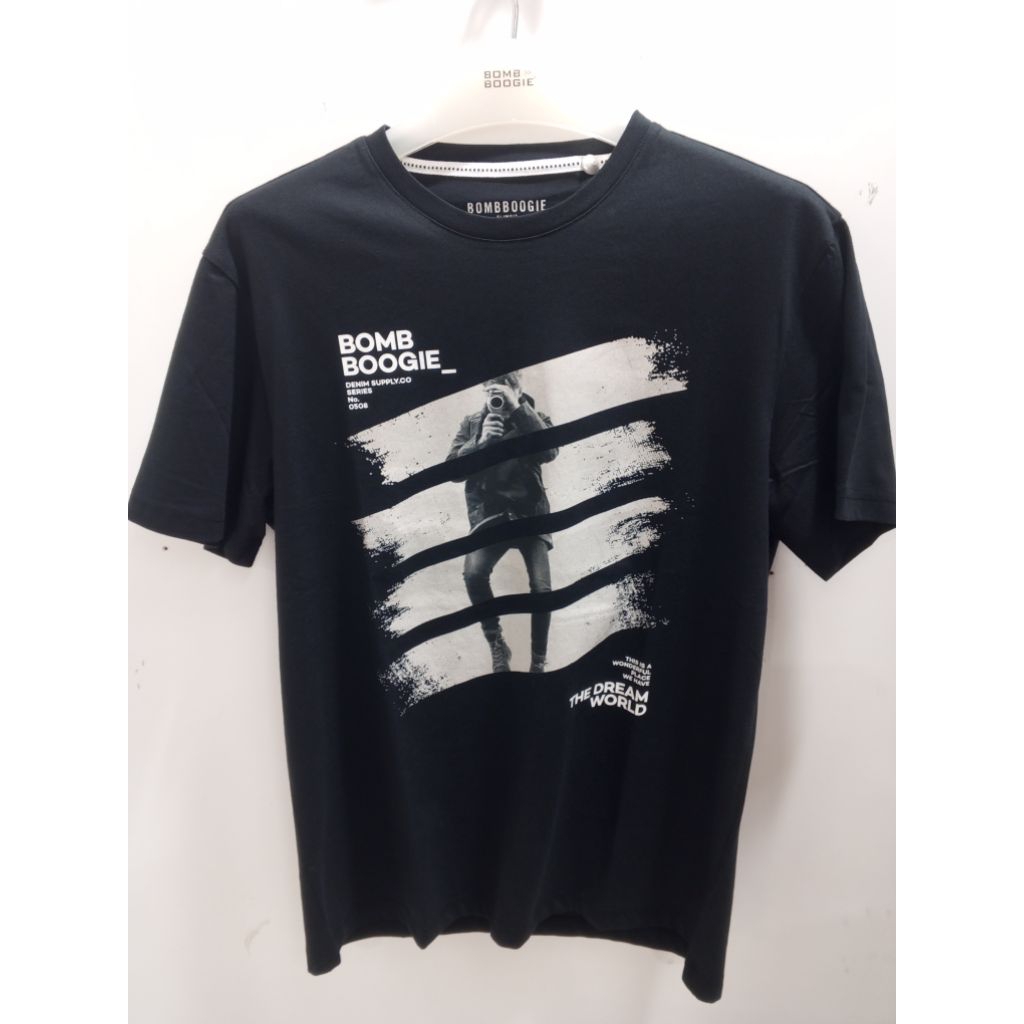 kaos lengan pendek bomboogie original