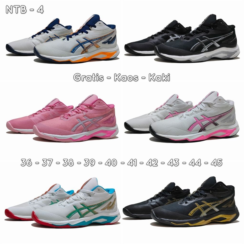 Sepatu Voli Netburner 4 - Sepatu Volly Pria Dan Wanita - Sepatu Voli Anak Anak