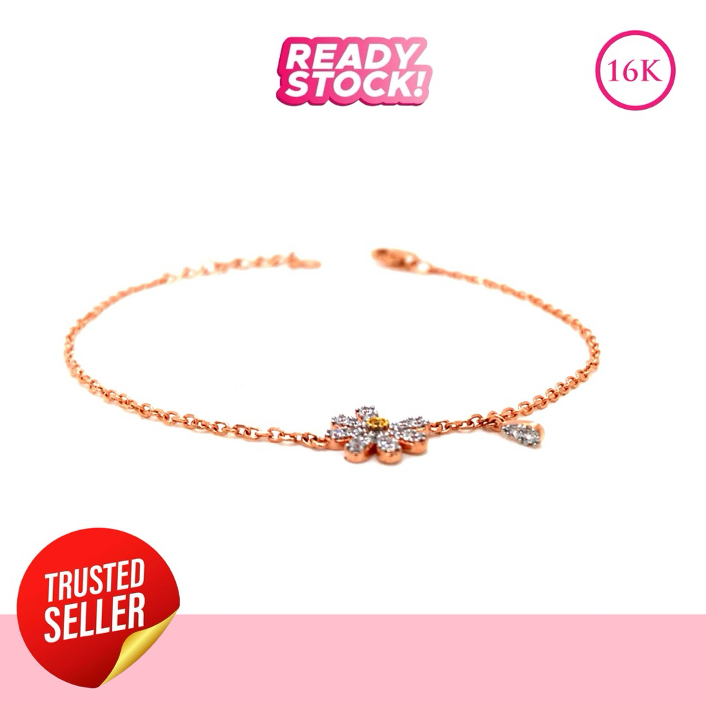 Ayu Gold Gelang Daisy Emas 16k