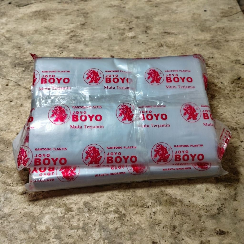 Plastik PE Bening JOYO BOYO 13×30 cm Tebal 0.2 | Kantong Plastik Ecer & Grosir