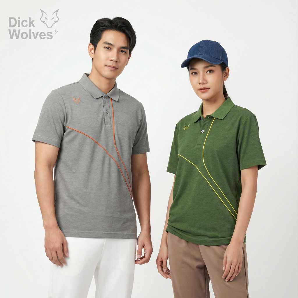 Dick Wolves Kaos Kerah Polo Shirt Lengan Pendek Eron 3 Warna