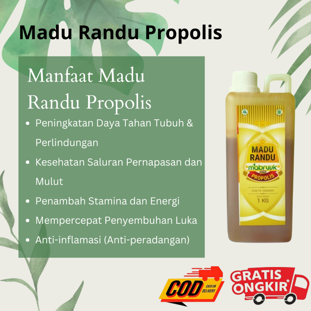 Madu Randu Propolis Mabruuk Madu plus Propolis