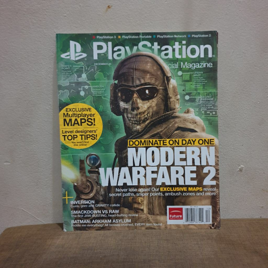 Majalah Game Import Playstation Official Magazine cover Modern Warfare 2