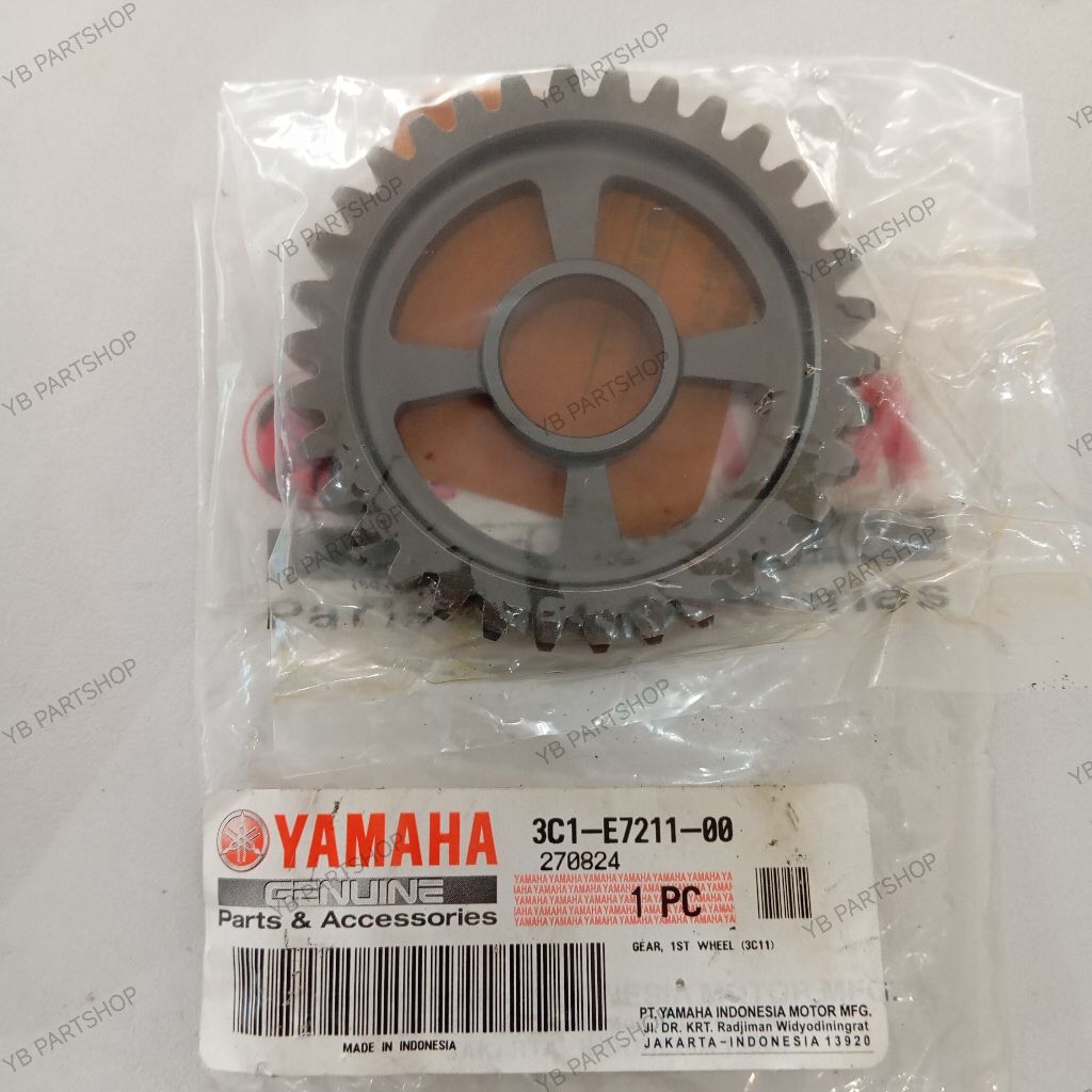 GEAR, 1ST WHEEL (3C11) 34T / GEAR GIR GIGI PINION KE 1 - VIXION OLD / VIXION NVL / VIXION NVA / VIXI