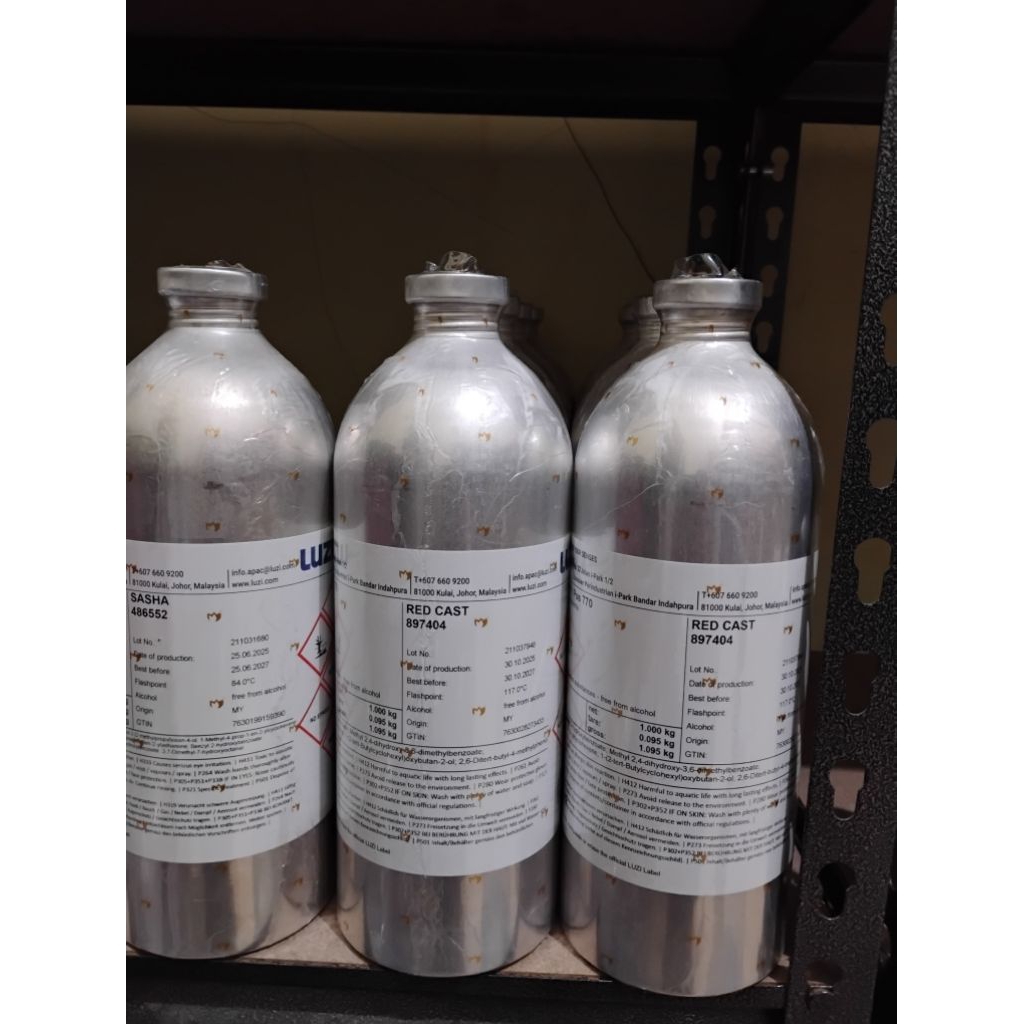 RED CAST LUZI bibit parfum bakarat segel 1kg