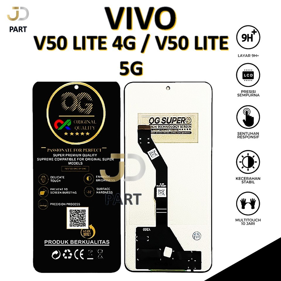LCD TOUCHSCREEN VIVO V50 LITE 4G / V50 LITE 5G ORIGINAL 100% FULLSET