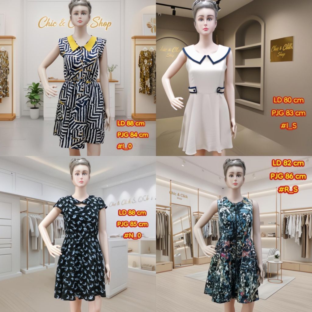 Dress mini wanita /gaun dress mini wanita