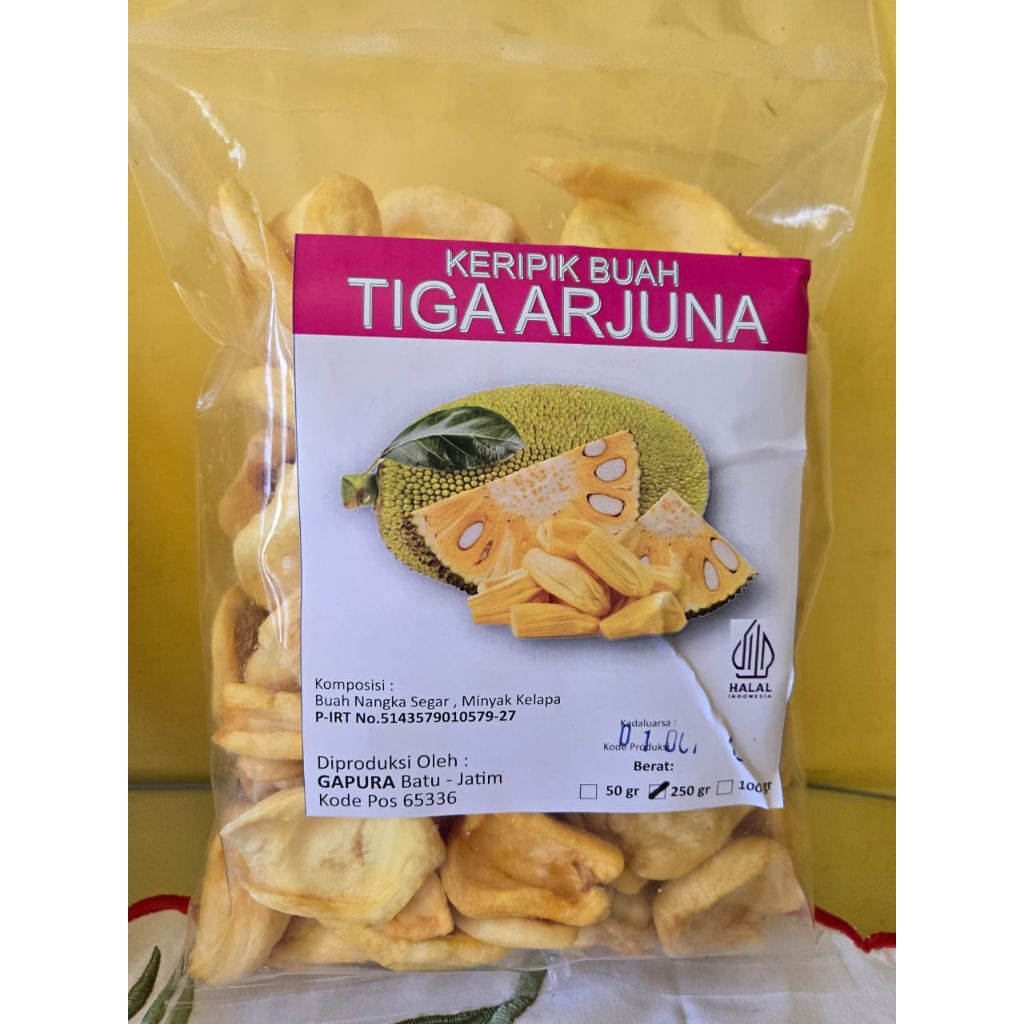 kripik buah kering nangka