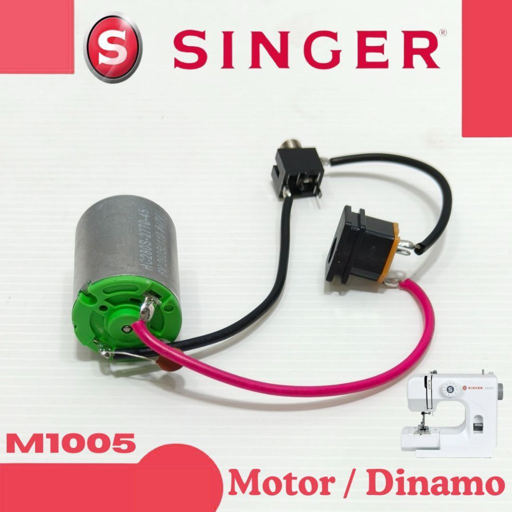 DINAMO MESIN JAHIT PORTABEL MINI M1005 / M 1005 | ORIGINAL SINGER