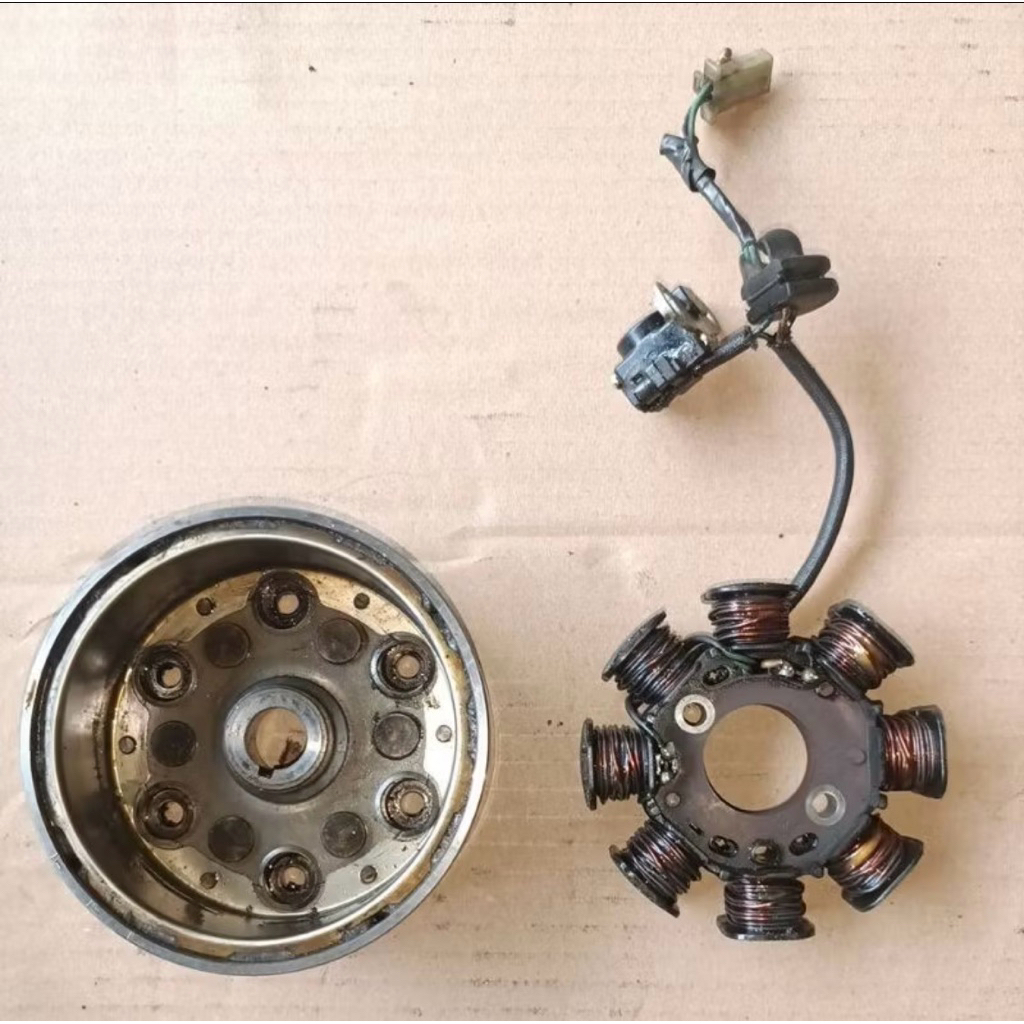 Magnet sepul mahnit mahnet spul spol honda supra 125 DENSO MAGNET DENSO SPUL KODE GZ original copota