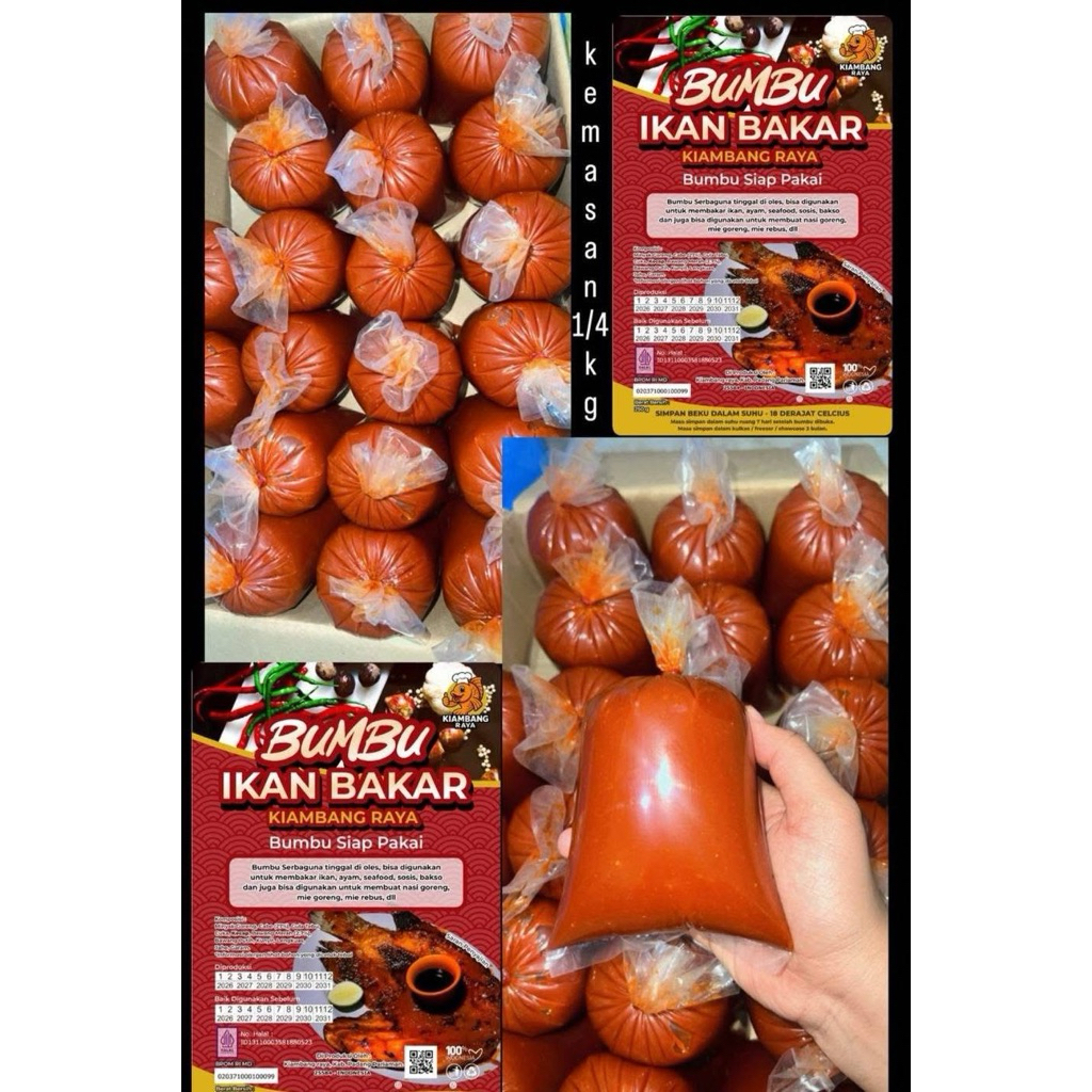 bumbu ikan bakar kiambang raya 250 grm