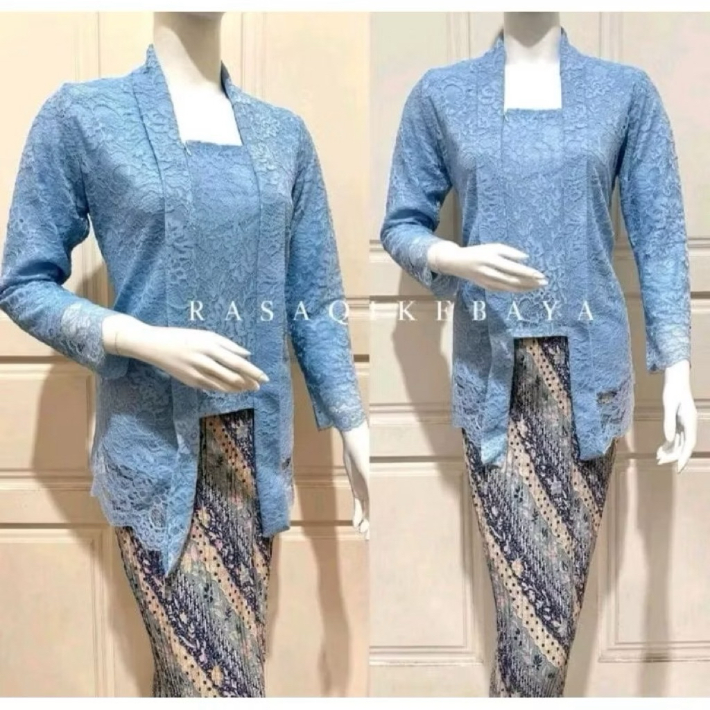 Atasan Kebaya Tunik Kutu Baru Brokat Kebaya Kartini Baju Kondangan Dewasa Atasan Brokat Modren