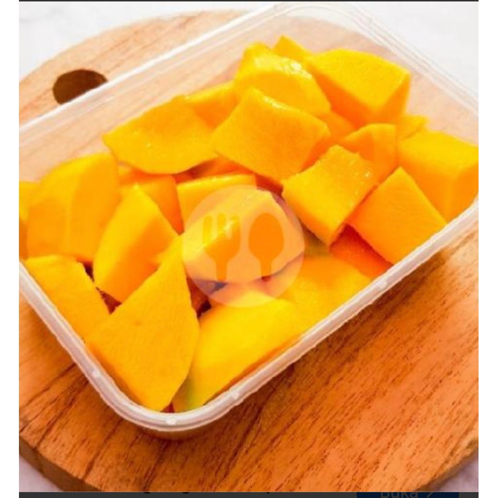 buah mangga potong irisan mika fresss -+450gram