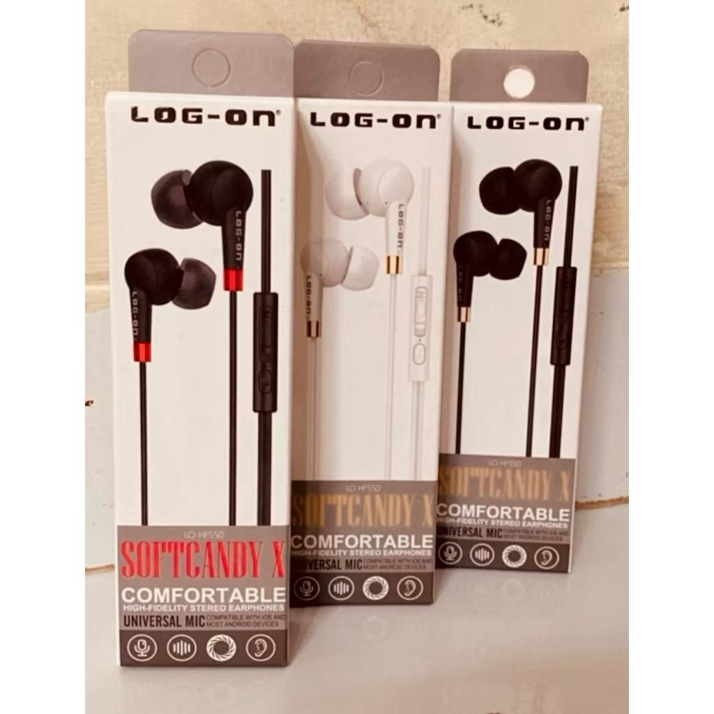 HEADSET LOG-ON LO-HF550 SOFT CANDY X