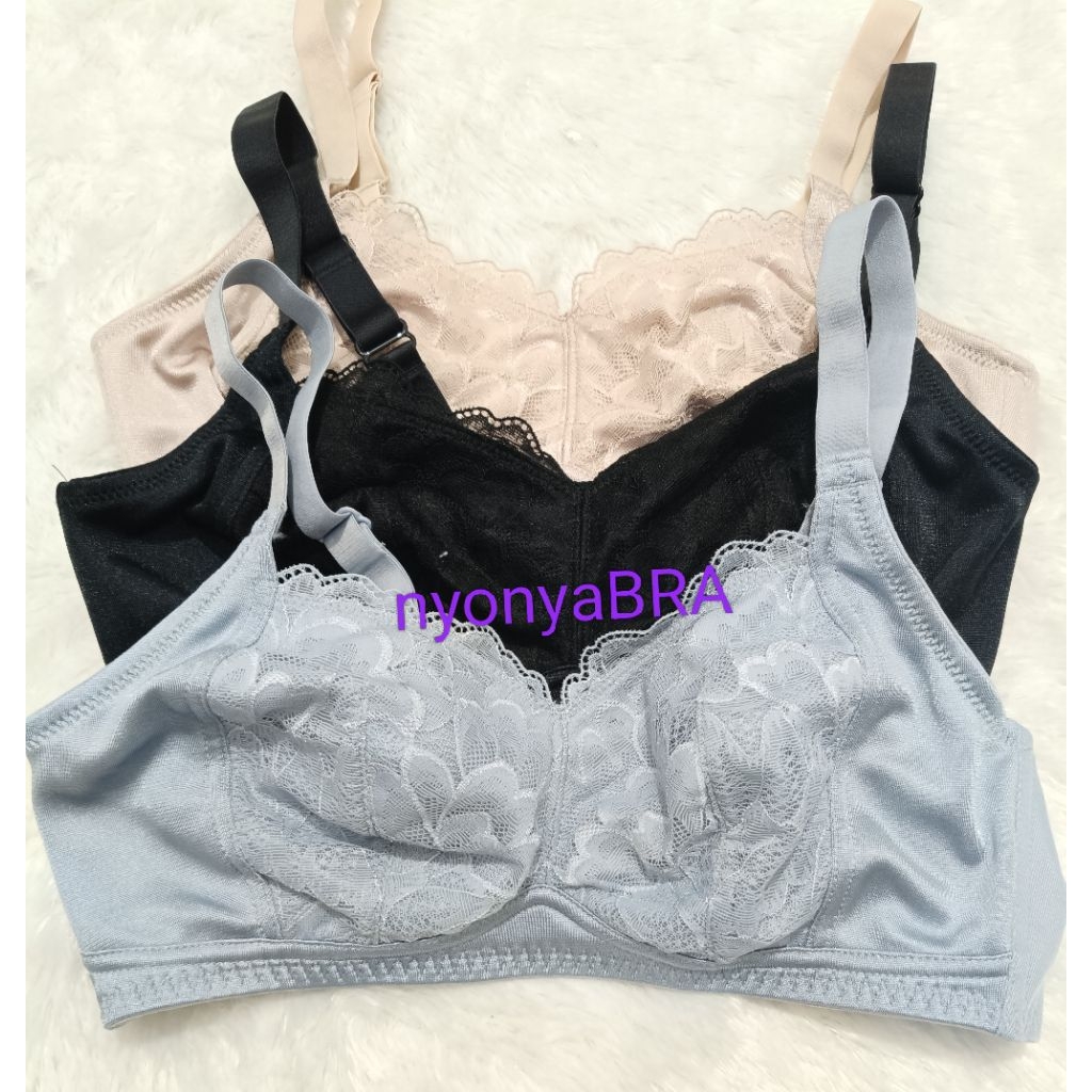 Luludi by wacoal bra tanpa kawat , tanpa busa cup B,C,D, 36,38,40, LB 4234