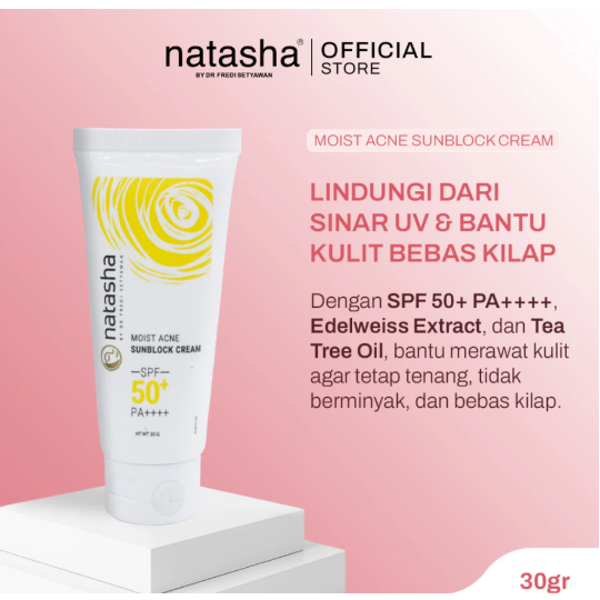 NATASHA SKINCARE SUNBLOCK ACNE KULIT JERAWAT