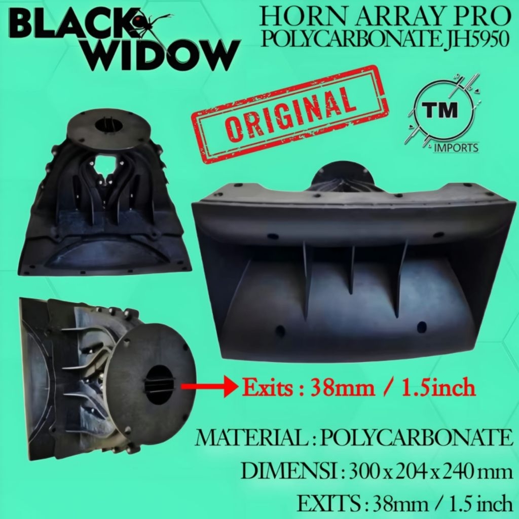 HORN TWEETER Model VERA MAYER POLYCARBONATE JH5950 - 38mm 1 . 5inch