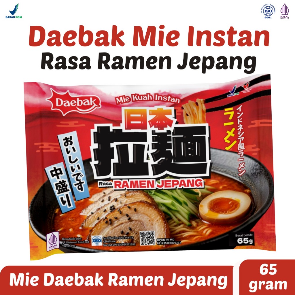DAEBAK MIE RAMEN - Mie Instan Rasa Ramen Jepang Otentik