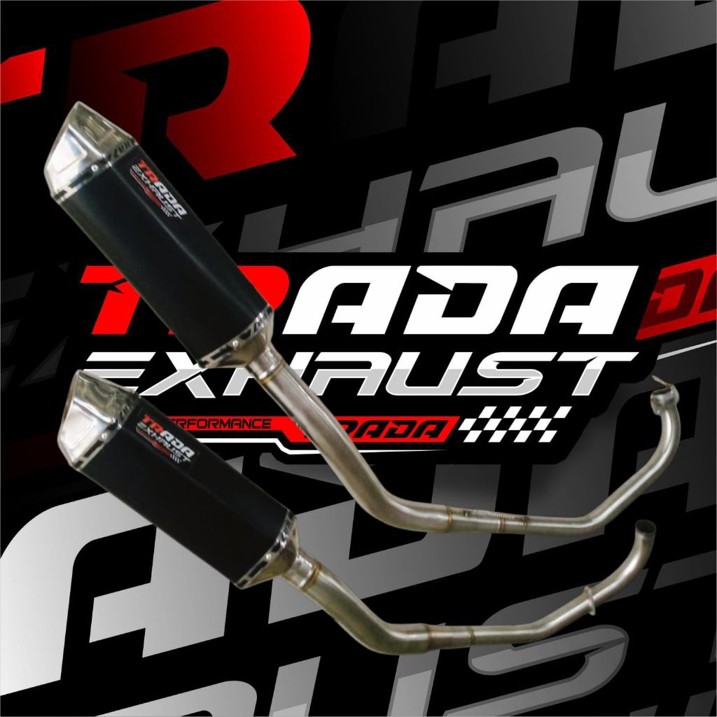 knalpot racing Trada Exhaust r15 r15v3 r15v4 gsx Xsr mt15 bass adem demon v3 ngaceng