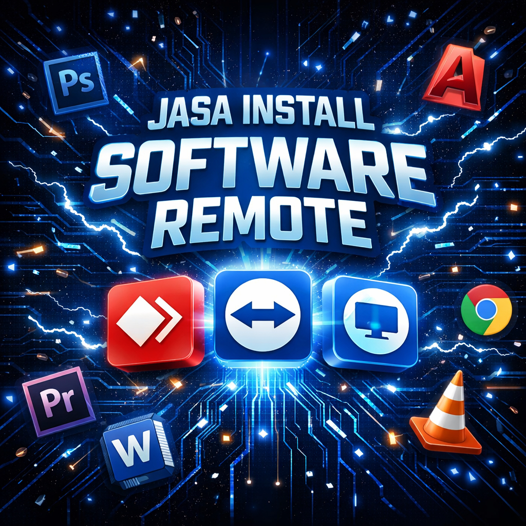 [KILAT] Jasa Install Software Remote AnyDesk / TeamViewer / UltraViewer - Semua Software Ada