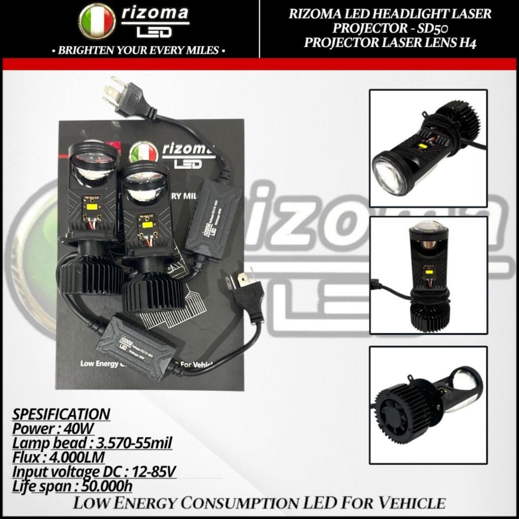 Rizoma Headlight Laser Projector SD50 Projector Laser Lens H4 UNIVERSAL WJY55