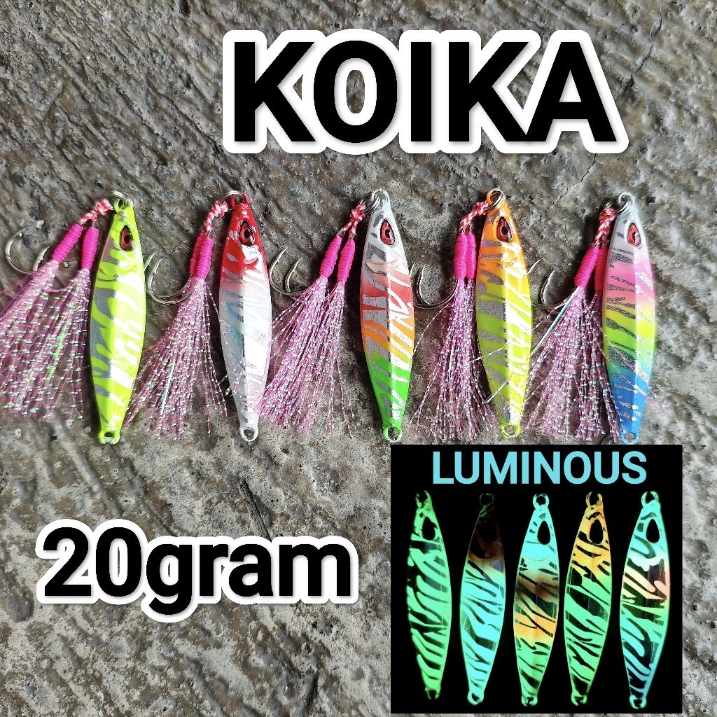 MICRO JIG copy KOIKA 20gram free double assist hook