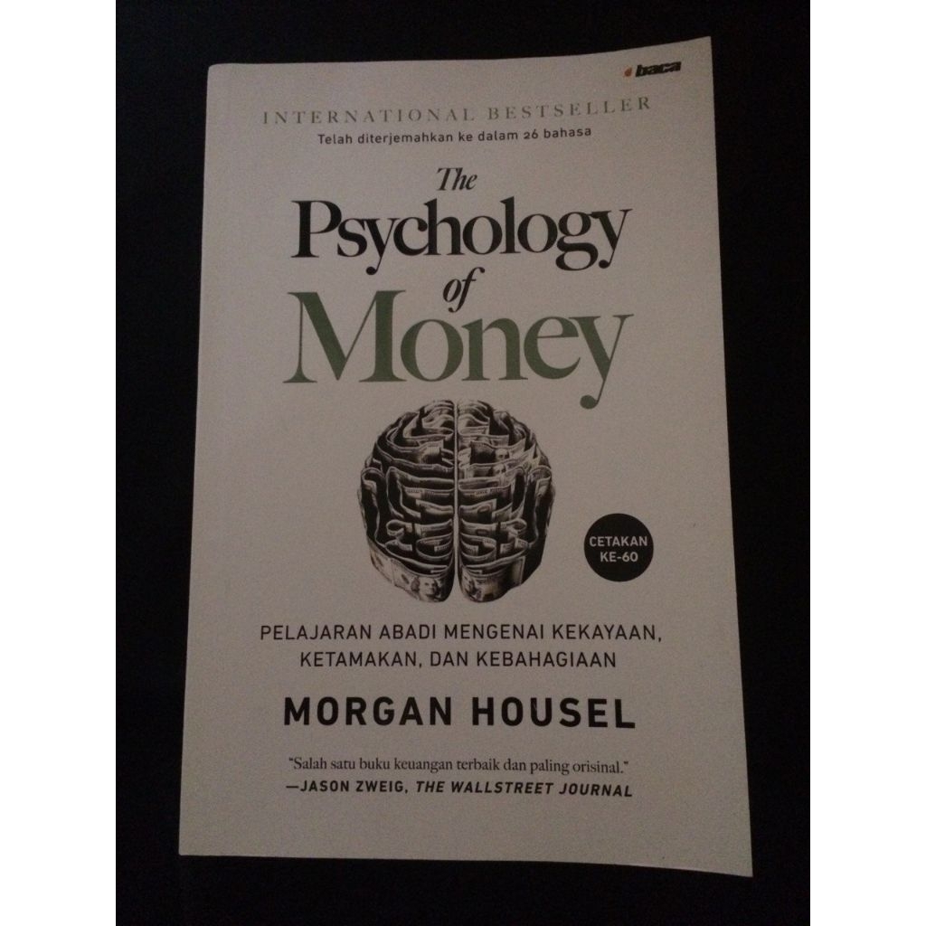 Buku The Psychology Of Money (PRELOVED)