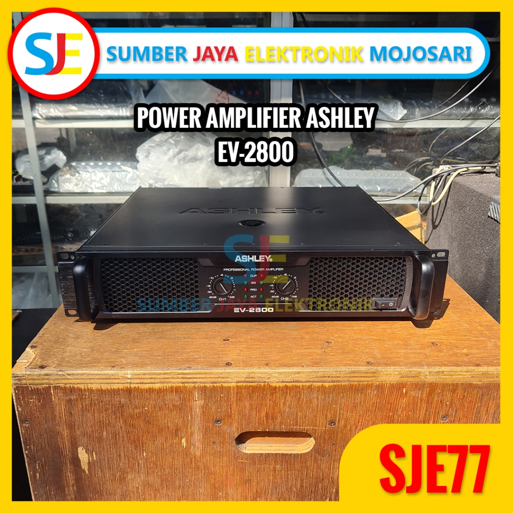 Power Ashley EV 2800 Original - Power Amplifier Ashley