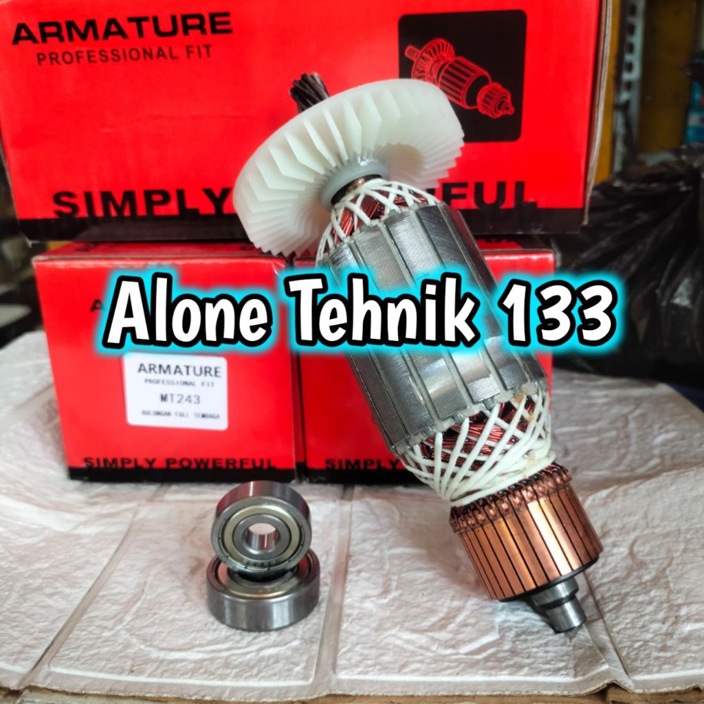 ARMATURE ANGKER MT2401B MESIN CUTTING WHELL MAKITA M2401B ROTOR M 2401 B