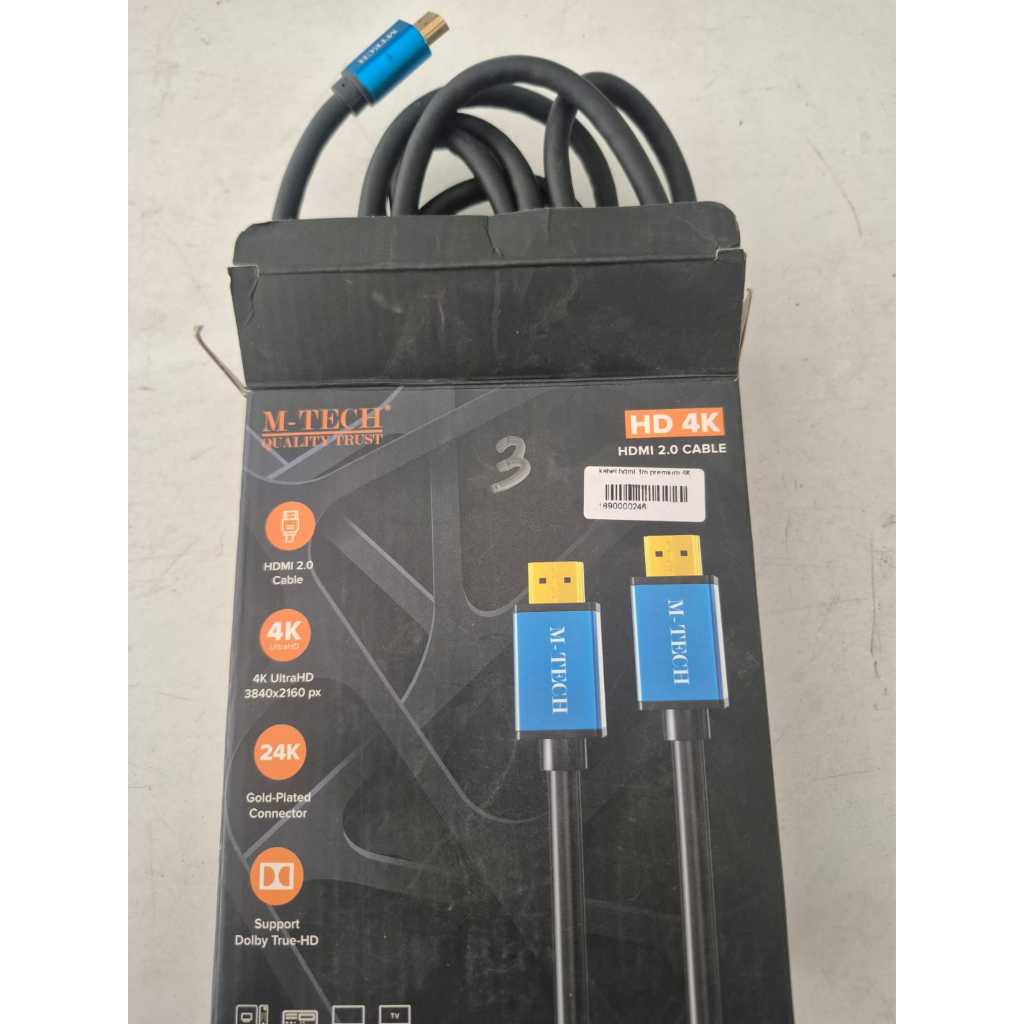 KABEL HDMI 3 METER M-TECH
