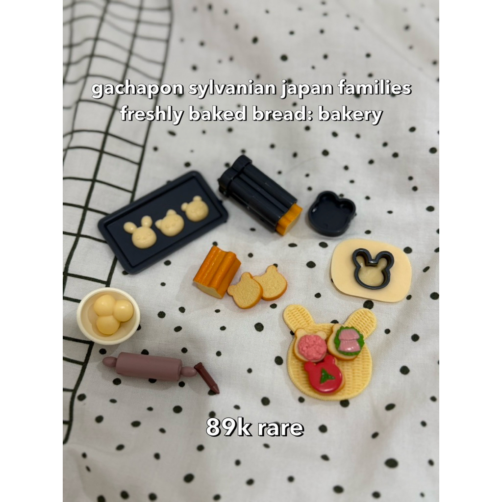 SYLVANIAN FAMILIES GACHAPON RARE FOOD BAKERY AND CUTE CAKE SHOP - GACHA SYLVANIAN