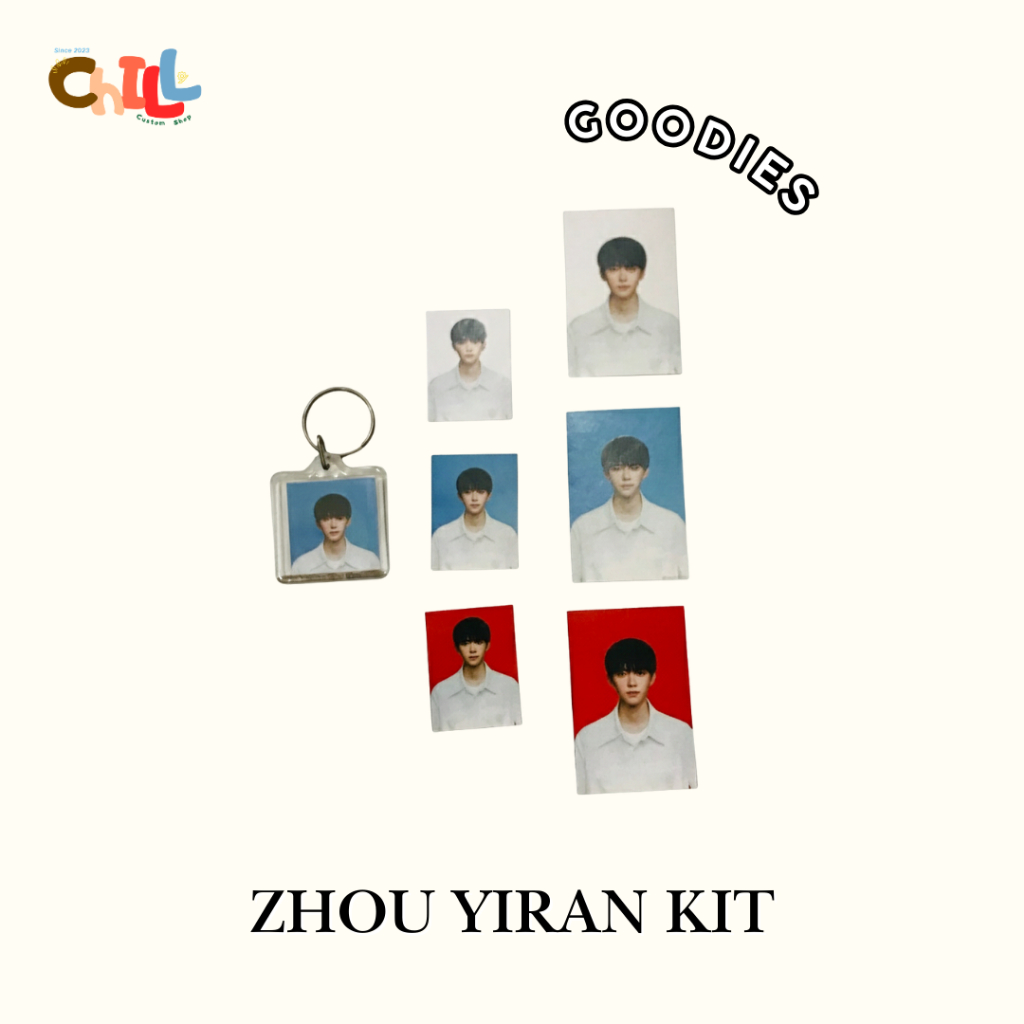 Zhou Yiran Fans Kit - Pas Foto & Gantungan Kunci Akrilik