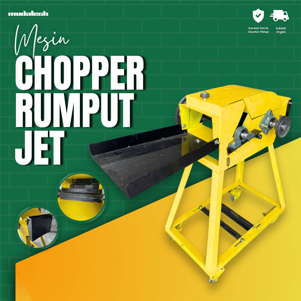 Mesin Cacah Rumput Sedot Pencacah Rumput Jet Chopper Rumput Sedot