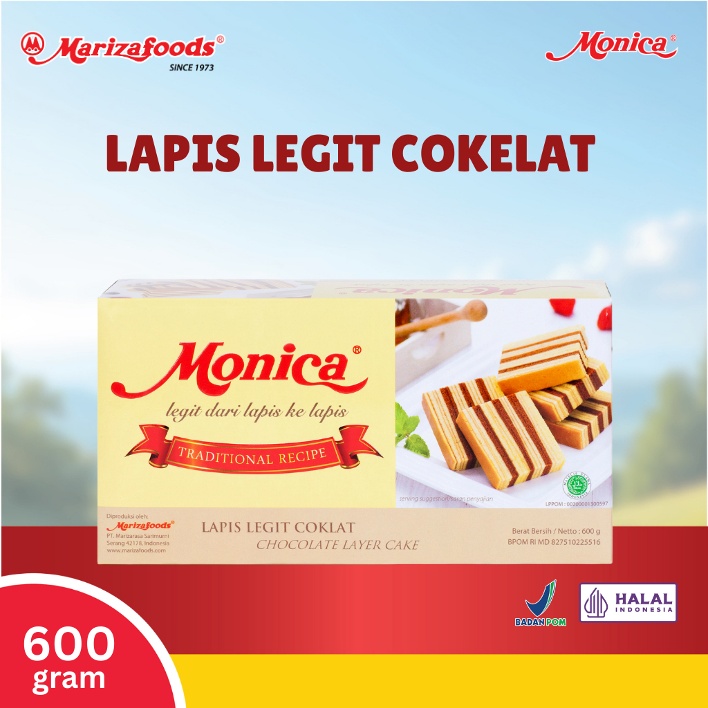 Monica Kue Lapis Legit Chocolate 600g