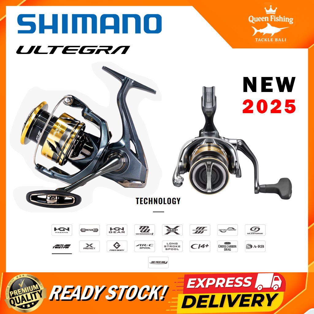REEL SHIMANO ULTEGRA 2025 - 1000/C3000/C3000XG